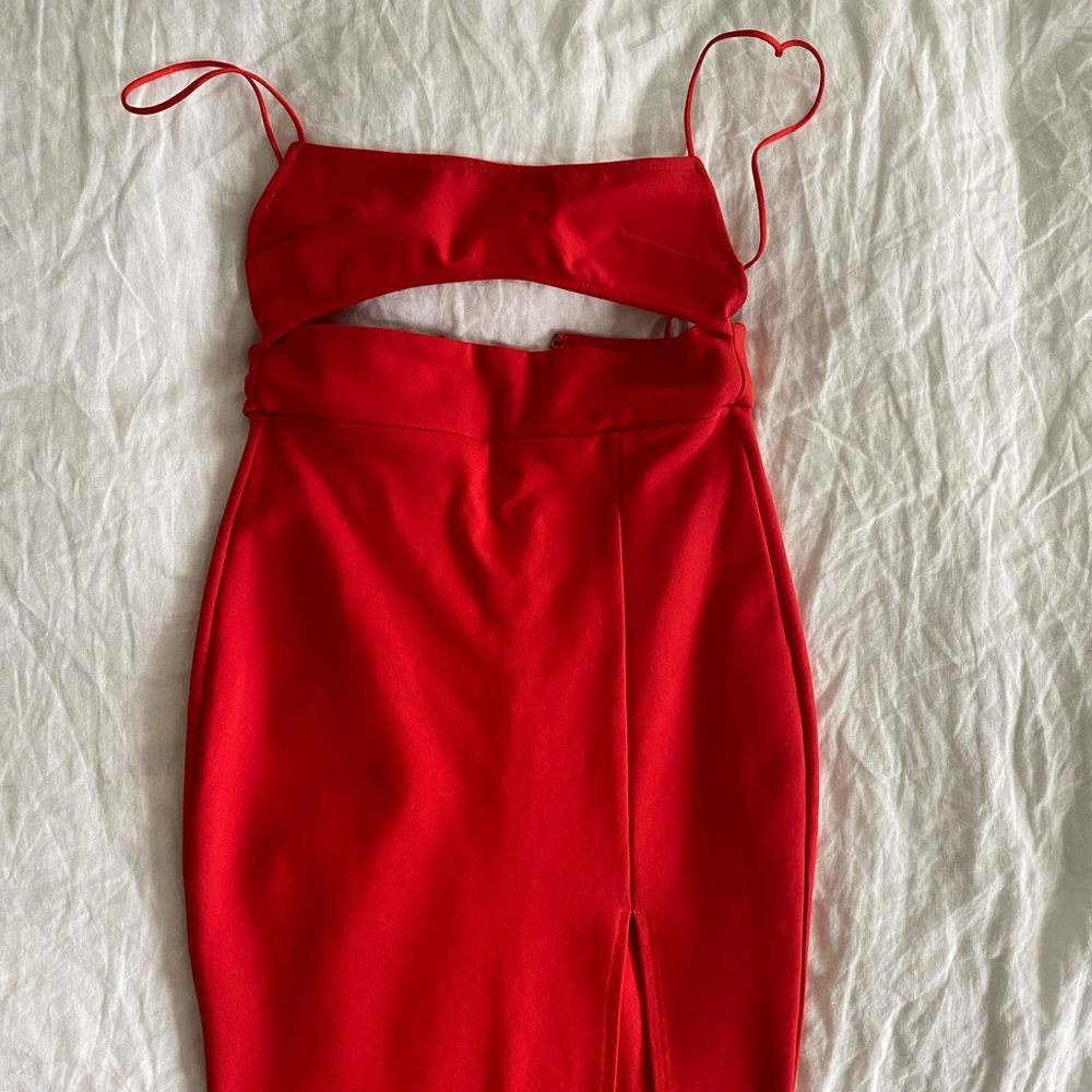 Cut out midi dress